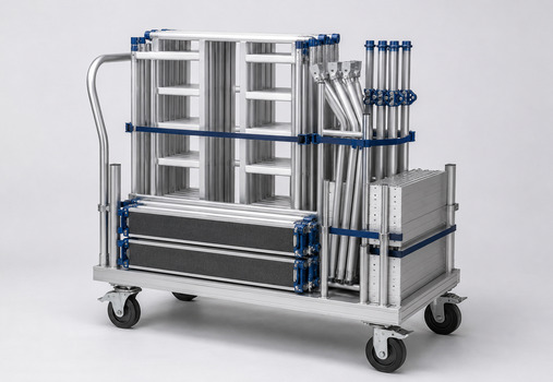 Scaffold Tower Transport Trolleys